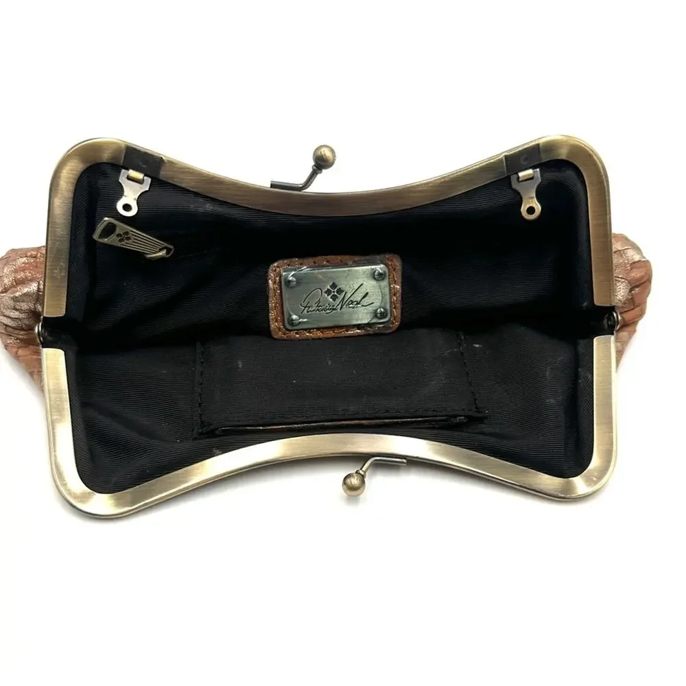 Patricia Nash Lina Small Frame Clutch Bag (chain missing)
